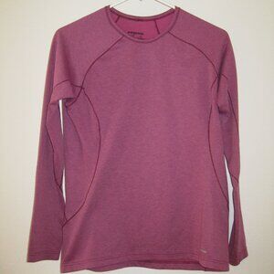 Patagonia capilene 3 midweight long sleeve base layer Small dark pink